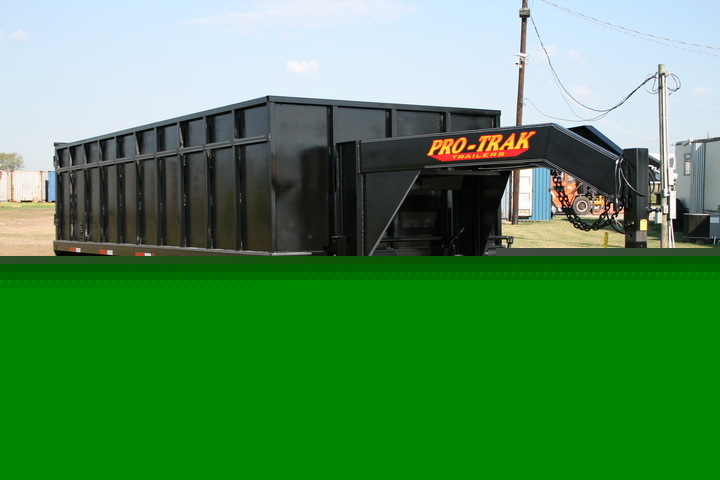 New 20' hydraulic dump debris disaster relief trailer