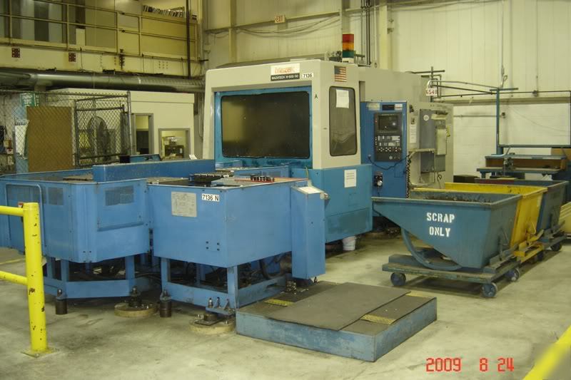 1991 mazak H500 / 50 horizontal cnc mill center 