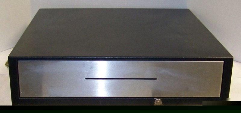 Apg electronic cash drawer M11D12D236-9 w/ key