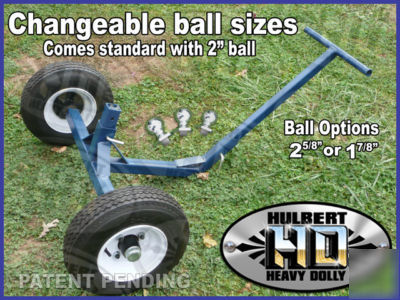 Concession trailer heavy duty dolly