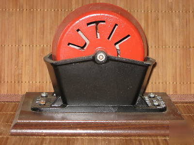 1800's miniature cast iron utility hog oiler serial #70