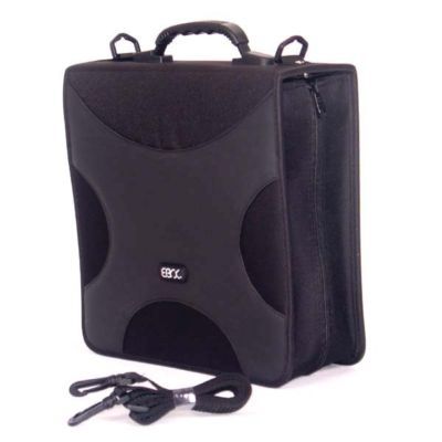 256 disc cd-r dvd holder wallet storage case MP3 x bk