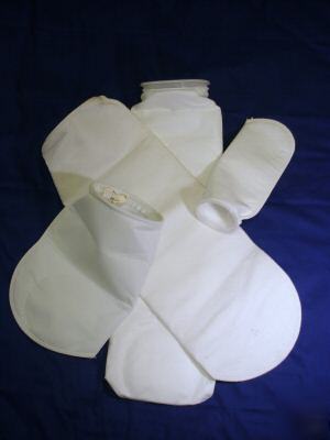 5 micron polypropylene #2 size bag filter lot of twenty