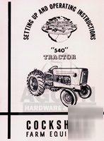 Cockshutt 540 tractor operating owners manual oliver