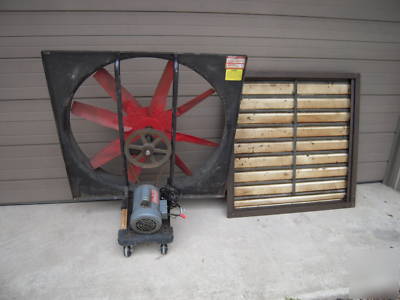 Dayton reversible 36â€ belt drive exhaust/supply fan