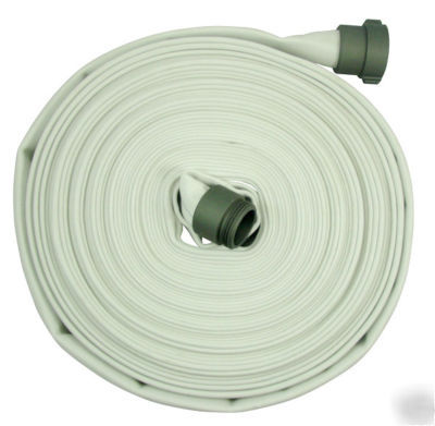 Double jacket fire hose w/ hardcoat aluminum couplings