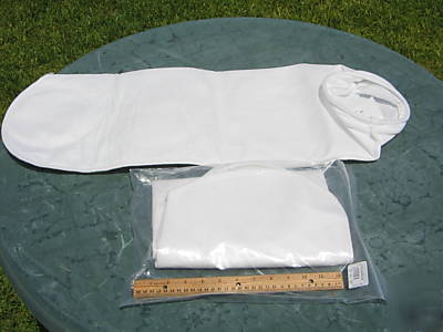 Lot of three (3) 5 micron polypropylene filter bags