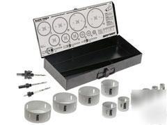 Master electrician's hole saw kit klein #31640