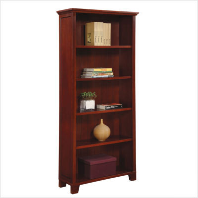 Ameriwood altra 5 shelf bookcase in cherry