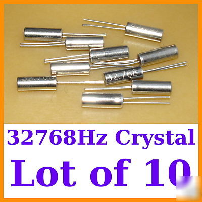 New 10X 32.768KHZ watch quartz crystal 32768HZ +/-10PPM