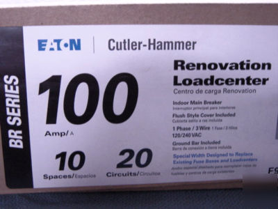 New cutler hammer load center 100A, # BR1020B100FRNV