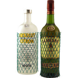 Protective mesh liquor bottle sleeves - cover - 10 ct.