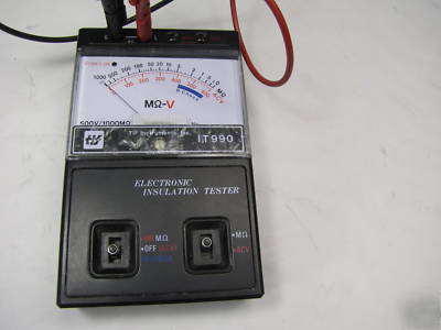 Used tif instruments IT990 electronic insulation tester