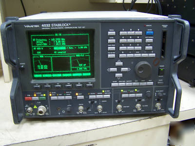 Wavetek 4032 stabilock communication analyzer test set