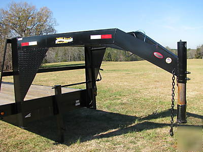 New 2009 24' 14K goooseneck skid steer tractor trailer