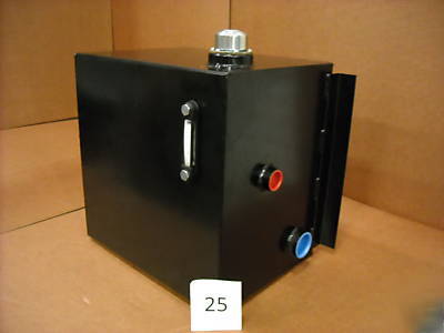 New 25 gallon hydraulic reservoir w/cap and sight glass