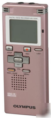 New olympus ws-500M digital voice recorder pink 
