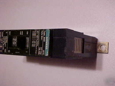 New siemens type bqd 20 amp circuit breaker 1/2 price