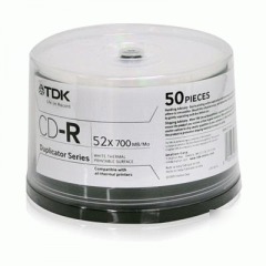 Tdk - cd-r - 700 mb 52X - spindle - storage media 61768