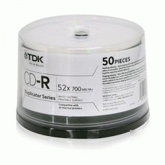 Tdk - cd-r - 700 mb 52X - spindle - storage media 61768
