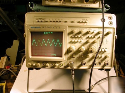 Tektronix 2465DMS oscilloscope w/ 2 probes.