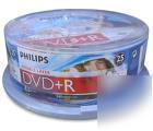 25 philips dvd+r 8X dual layer printable free delivery