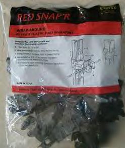 25 t-post electric wrap-around fence post insulators