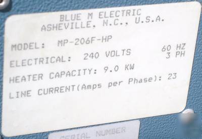 Blue m mp-206F-hp stabil-therm drying curing lab oven