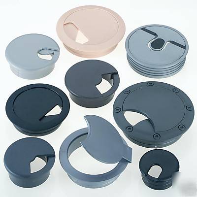 Choose a round desk grommet cable port wire tidy outlet
