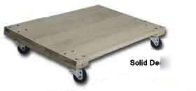 Dollie, hardwood, solid deck, 1200 pounds