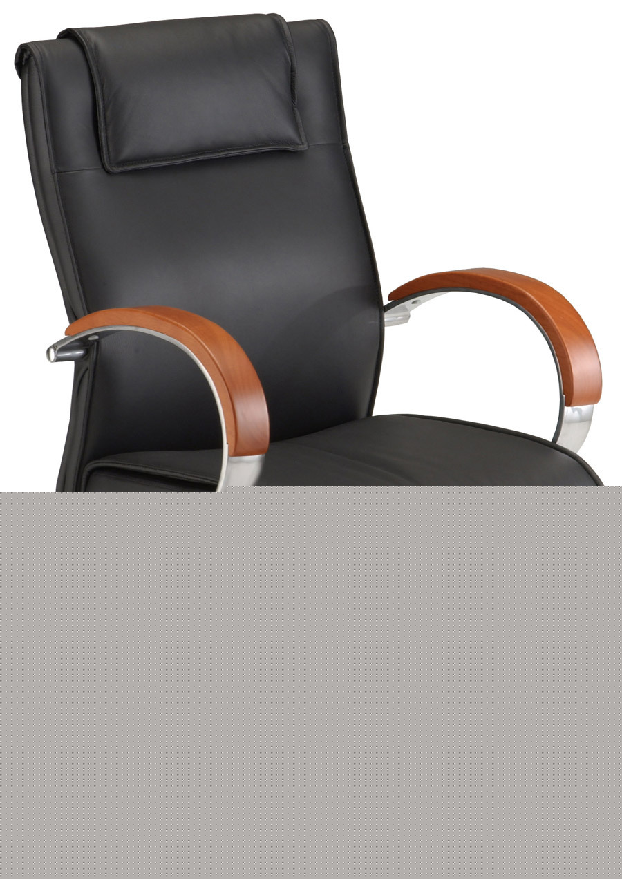Executive manager computer desk office leather chair