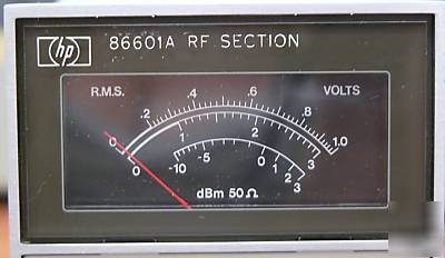 Hp 86601A rf section, .01 - 110 mhz