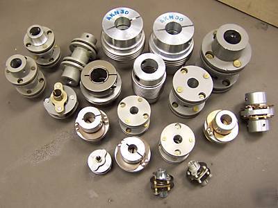 Misc. manufacture flex couplings (large lot)