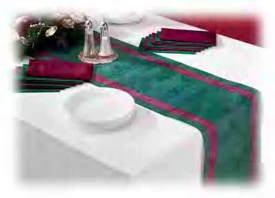 New , green poly table covers 40