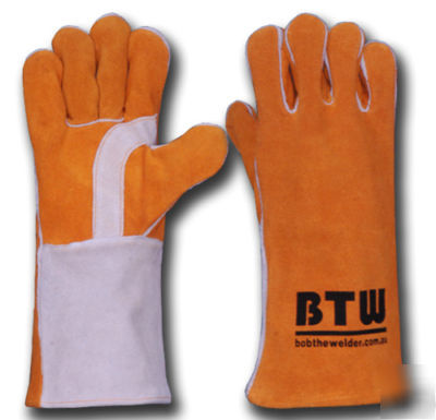 New welders gloves mig & arc gloves (QTY1 pr) all btw 