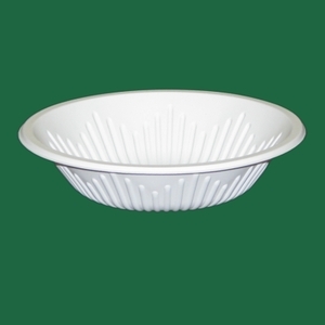 Small bioplastic bowl - 12 oz - (carton=1,200 bowls)