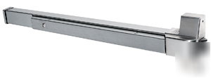 Touch bar rim fire rated exit device - bronze finish