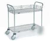 Utility cart - two wire shelves