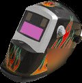 Welhel welding helmet - WH801127S (black with flames)