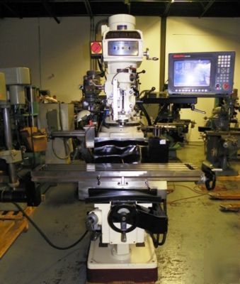 #fm-32HP chevalier 2X cnc/3X dro vertical mill '99