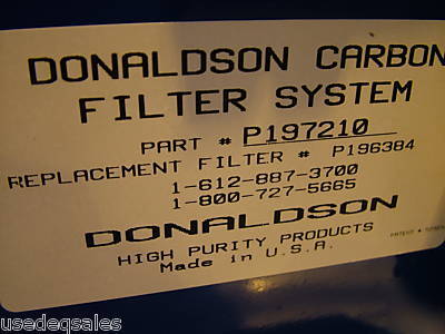 Donaldson carbon filter system P197210 nikon nsr-S202