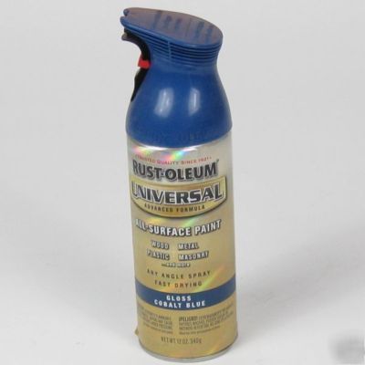 6 cans of rustoleum all-surface spray paint - blue
