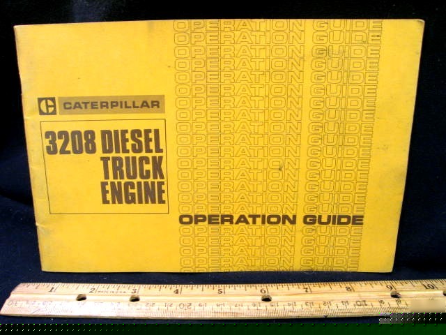 1976 cat caterpillar 3208 engine operators owner manual