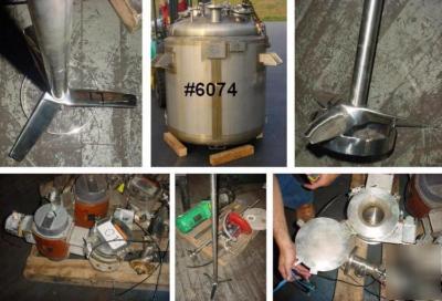 240 gal northland reactor-t-316 s/s-42.7/14.3 psi #6074