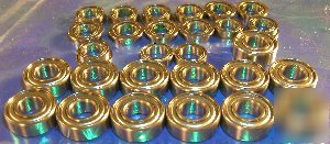 28 associated nitro TC3 NTC3 ceramic ball bearing set