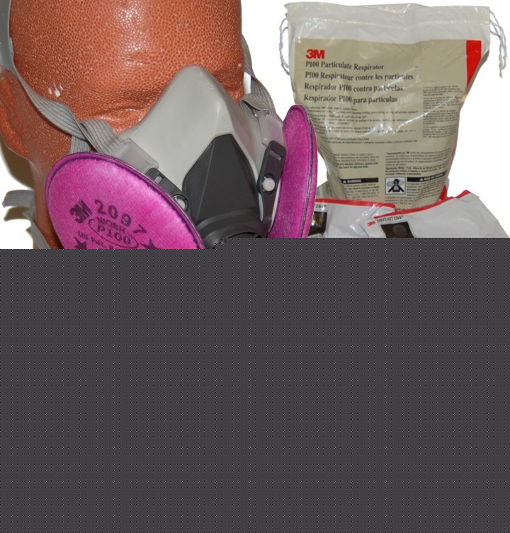 3M P100 (higher than N95) small safety respirator mask