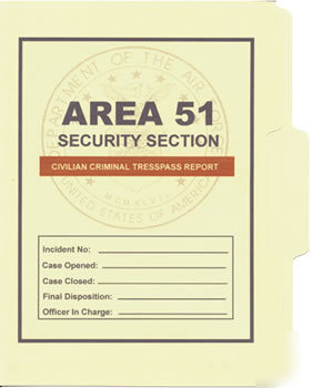 Area 51 security file folder