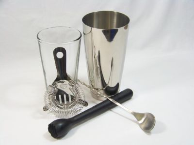 Boston cocktail shaker starter kit flair bar equipment