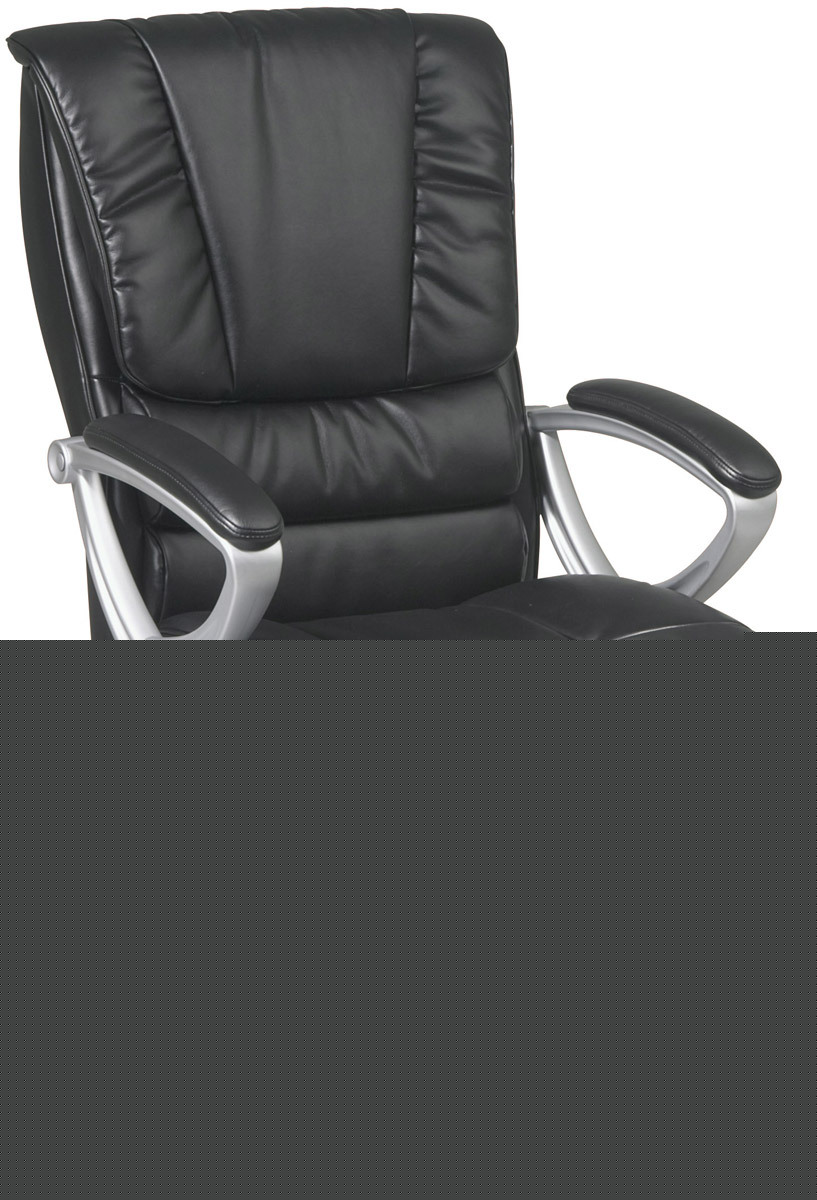 Executive manager high back black leather office chair