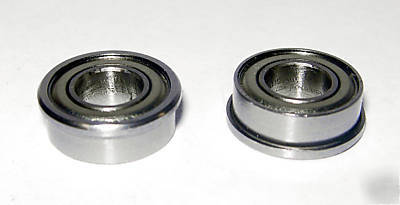 New FR188-zz flanged R188 bearings, 1/4 x 1/2